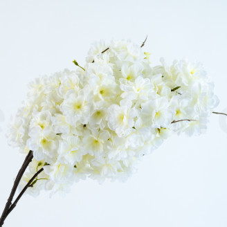 Rama de Cerezo Sakura Artificial - Blanco
