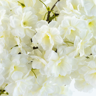 Branche de Cerisier Sakura Artificielle - Blanc