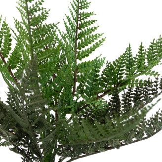 Fire-Resistant Artificial Fern - Green