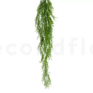 Artificial Hanging Flowering Rhipsalis - Fire retardant