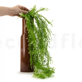 Artificial Hanging Flowering Rhipsalis - Fire retardant