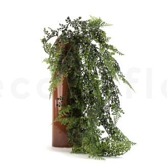 Fire-Resistant Artificial Hanging Lutti Fern - Green