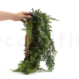Artificial Hanging Lutti Fern - Green