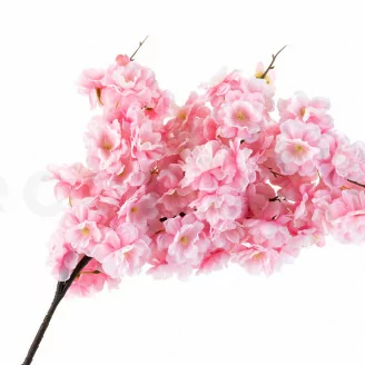Rama de Cerezo artificial Rosa Claro