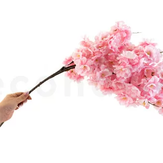 Rama de Cerezo artificial Rosa Claro