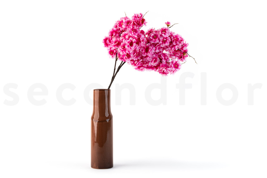 Branche de Cerisier Artificielle - Rose Fonc&eacute;