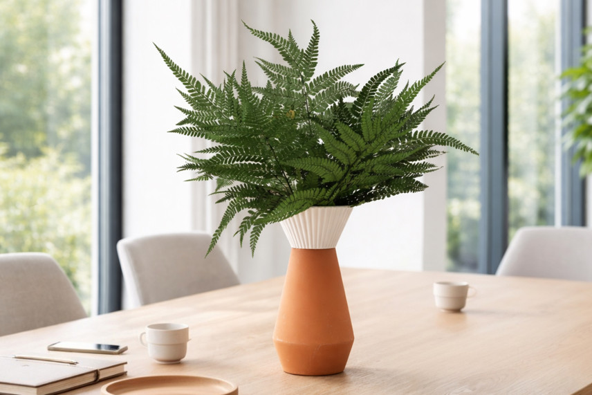 Foug&egrave;re Cuir Stabilis&eacute;e - Vert