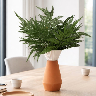 Leather Fern Stabilized - Green