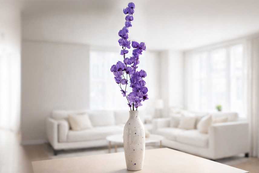 Ramo di Bougainvillea essiccato - Viola