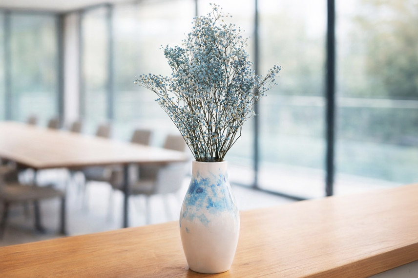 Gypsophila Preserved - Blue
