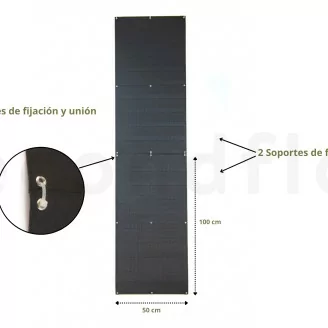 Soporte para Muro Vegetal - Negro