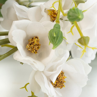 Ghirlanda di Rose Artificiale - Bianco