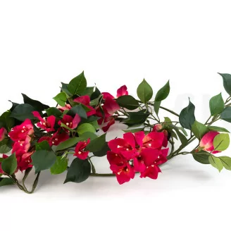 Guirlande de Bougainvillier artificielle Fuchsia - Ignifug&eacute;e