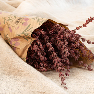 Lavendel Stabilisiert - Strau&szlig; - Rosa