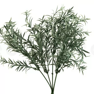 Asparagus artificiel Vert-Gris - Ignifug&eacute;