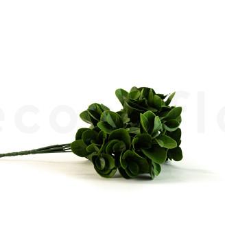 Peperomia Artificielle Ignifug&eacute;e - Vert