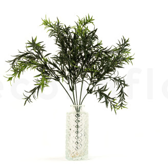 Fire-Retardant Artificial Asparagus - Green