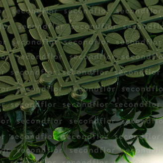 Artificial Boxwood Panel - Two-Tone Green