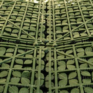 Pannello di Fogliame Artificiale Ignifugo - Verde Bicolore