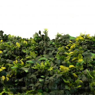 Pannello di Fogliame Artificiale Ignifugo - Verde Bicolore