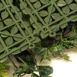 Pannello di Fogliame Artificiale Ignifugo - Verde Bicolore