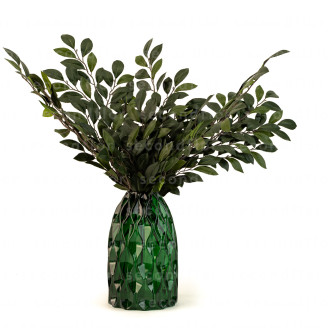 Branche de Cam&eacute;lia Artificiel Ignifuge - Vert