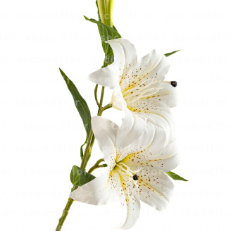 Lirio Gigante Artificial - Blanco