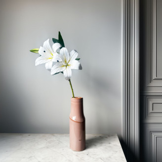 Lirio Gigante Artificial - Blanco