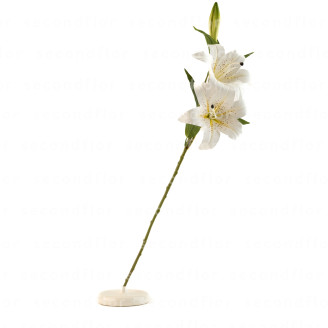 Lys G&eacute;ant Artificiel - Blanc