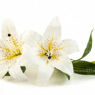 Lirio Gigante Artificial - Blanco