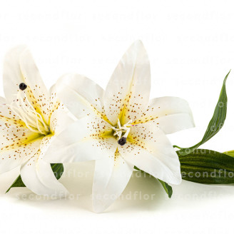 Lys G&eacute;ant Artificiel - Blanc