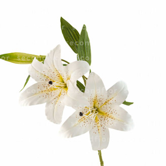 Lys G&eacute;ant Artificiel - Blanc