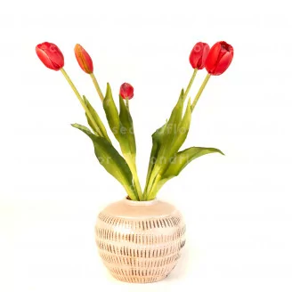 Ramo de Tulipanes artificiales Rosa