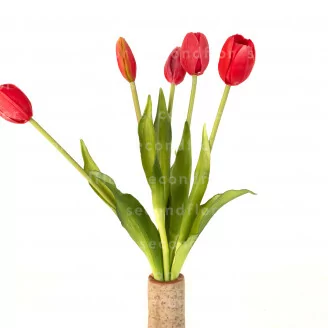 Ramo de Tulipanes artificiales Rosa