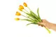 Bouquet de Tulipes artificielles Orange 3