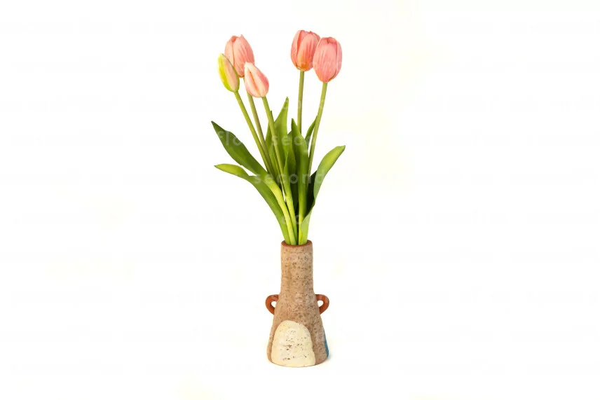 K&uuml;nstlicher Tulpenstrau&szlig; - Hellrosa