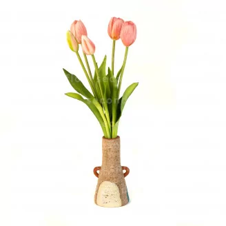 Artificial Tulip Bouquet - Light Pink