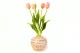 Bouquet of artificial Tulips Light Pink 5