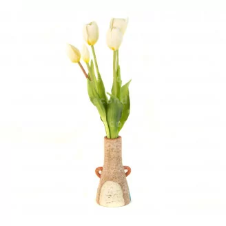 Artificial Tulip Bouquet - Cream