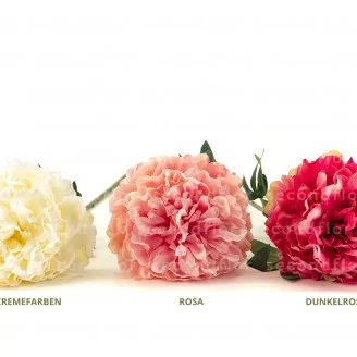 K&uuml;nstliche XXL-Pfingstrose Rosa