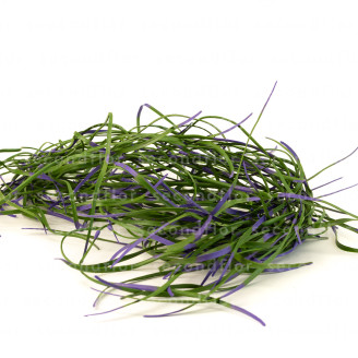Chute d'Herbe Artificielle Ignifug&eacute;e - Vert & Violet