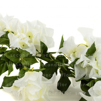 K&uuml;nstlicher Bougainvillea-H&auml;nger - Wei&szlig;