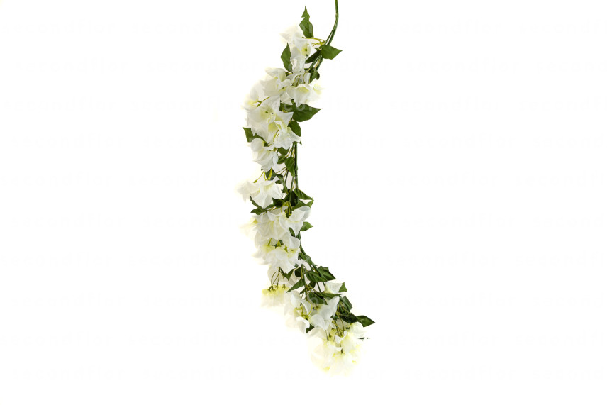 Pendente Artificiale di Bougainvillea - Bianco