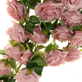 Colgante Artificial de Rosas - Rosa