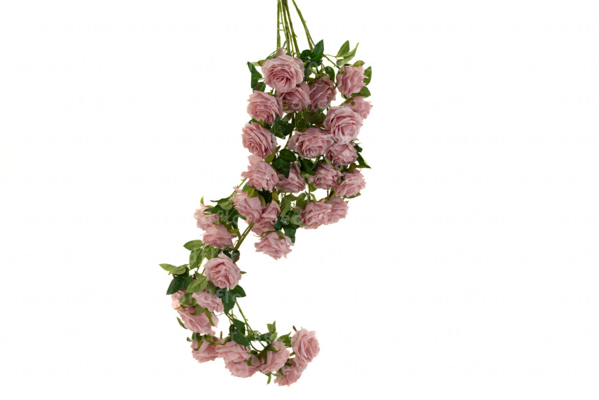 Colgante Artificial de Rosas - Rosa