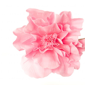 K&uuml;nstliche Riesen-Kamelie - 3 St&uuml;ck - Rosa