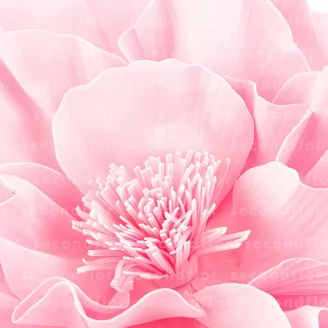 Camelia Gigante artificial Rosa (x3)