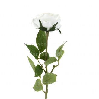 K&uuml;nstliche Rose - Wei&szlig;