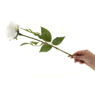 K&uuml;nstliche Rose - Wei&szlig;