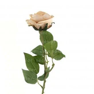 Rose artificielle Vanille
